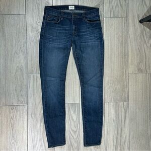 HUDSON KRISTA SUPER SKINNY Whiskered 5 Pocket Low Rise Jeans 27